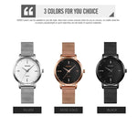 SKMEI 1528 Simple Fashion Lady Watch Casual Netting Scale