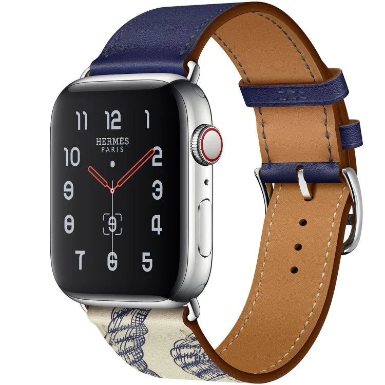 For Apple Watch 3 / 2 / 1 Generation 42mm Universal Silk Screen Psingle-ring Watchband