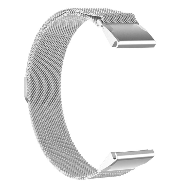 For Garmin Fenix 5 Milan Metal Stainless Steel Metal Watchband （Silver）, 20MM, 22MM, 26MM