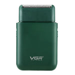 VGR V-390 5W USB Portable Reciprocating Electric Shaver, V-390 (Black), V-390 (Green)