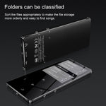 1.8 inch Touch Screen Metal Bluetooth MP3 MP4 Hifi Sound Music Player, Black, Rose Gold