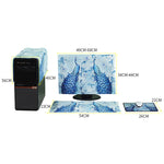 3 in 1 Simple Desktop Computer PC Dust Cover, 23-24 inch, 25-27 inch