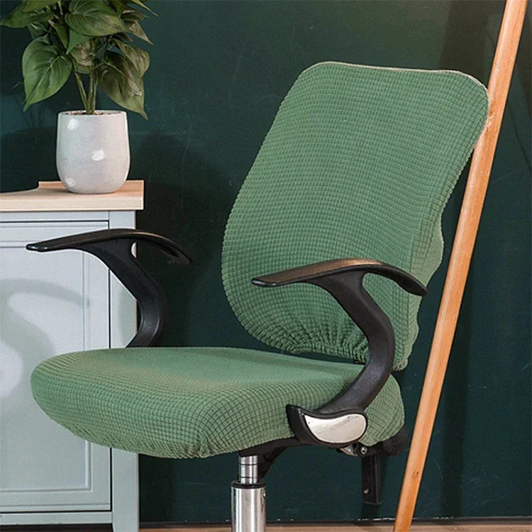 Universal Stretch Office Chair Cover, Back Cover + Cushion Cover