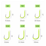 5 in 1 Stranded Double Hook Anti-winding Silver Carp Fishing Group Spring Fishing Hook, 8, 9, 10, 11, 12, 13