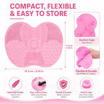 Silicone Brush Cleaner Mat Washing Tools For Cosmetic Make Up Eyebrow Brushes Cleaning Pad Scrubber Board