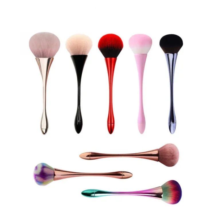 Nail Dust Cleaning Brush Nail Glitter Remover UV Gel Powder Removal Acrylic Nail Brushes Manicure Tools, Rose Gold, Rose Gold Color Hair, Red, Pink Little Waist, Black Small Waist, Gradient Color