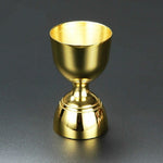 Stainless Steel Wine Measurer Ounce Cup Mixing Measuring Cup, Rose Gold, Gun Black, Tyrant Gold, Mirror Light