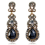 Classic Drop Earrings Exaggerated Atmospheric Alloy Stud Earrings, Red