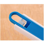 2 PCS  Mini Cleaning Brush with Detachable Dustpan for Window Groove Keyboard Corner Crannies, 2 PCS Blue