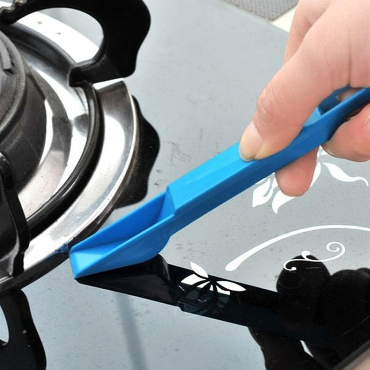 2 PCS  Mini Cleaning Brush with Detachable Dustpan for Window Groove Keyboard Corner Crannies, 2 PCS Blue