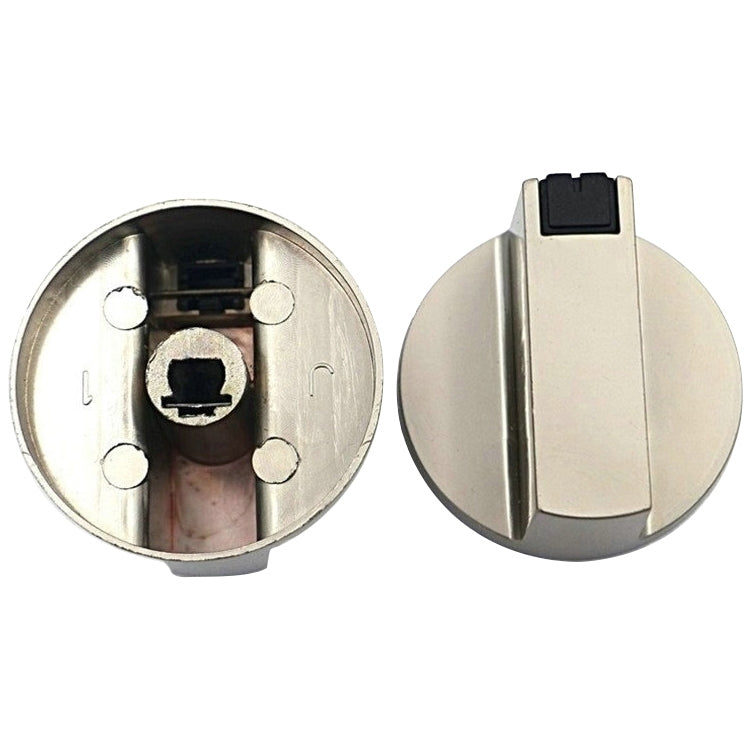 2 PCS Universal Metal Rotary Switch Control Knobs Replacement Accessories for Home Kitchen Gas Stove, 2 PCS Shaft Diameter 6mm