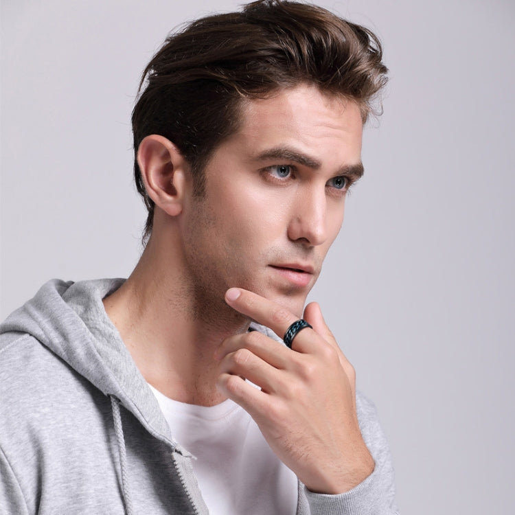 Punk Rock Stainless Steel Rotatable Chain Rings, 6, 7, 9, 10, 11, 8