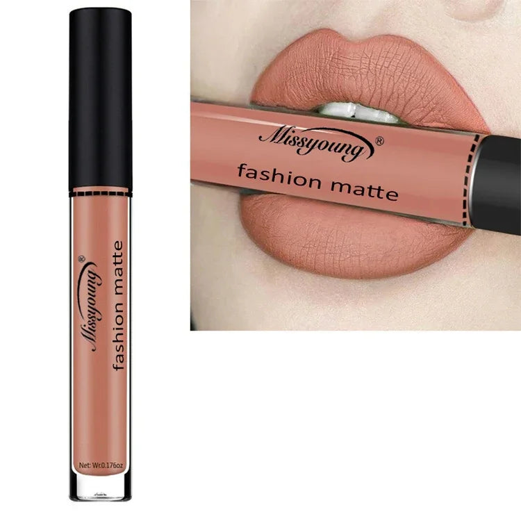Liquid Lipstick Matte Makeup Lip Liner Pencil Waterproof Long Lasting Lip Stick Beauty Matte Lipstick, 1, 2, 3, 4, 5, 6, 7, 8, 9, 10, 11, 12, 13, 14, 15, 16, 17, 18