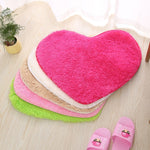 Heart Shape Non-slip Bath Mats Kitchen Carpet Home Decoration, 30*40CM, 40*50CM, 50*60CM, 60*70CM