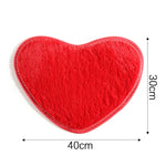 Heart Shape Non-slip Bath Mats Kitchen Carpet Home Decoration, 70*80CM
