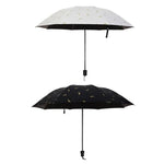 Feather Pattern Umbrella Dual-Use Three Folding Manual Control Portable Sunscreen Rain Umbrellas Windproof Parasol