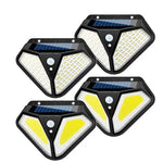 Solar Wall Lamp Body Induction Garden Lamp Villa Waterproof Outdoor Lighting Street Lamp, 102 LED