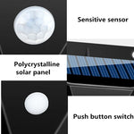 Solar Wall Lamp Body Induction Garden Lamp Villa Waterproof Outdoor Lighting Street Lamp, 102 LED