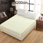 Plain Mattress Protector Bed Mat Mattress Cover Fitted Sheet, 180X200cm, 150X200cm