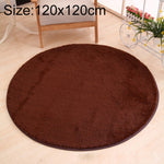 KSolid Round Carpet Soft Fleece Mat Anti-Slip Area Rug Kids Bedroom Door Mats, Diameter: 80cm, Diameter: 100cm, Diameter: 120cm