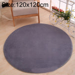 KSolid Round Carpet Soft Fleece Mat Anti-Slip Area Rug Kids Bedroom Door Mats, Diameter: 80cm, Diameter: 100cm, Diameter: 120cm