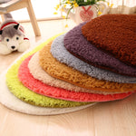 Faux Fur Rug Anti-slip Solid Bath Carpet Kids Room Door Mats Oval  Bedroom Living Room Rugs, 80x200cm, 120x200cm, 140x200cm, 160x230cm