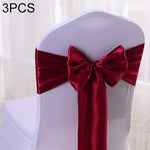 3 PCS Satin Fabric Chair Bows Wedding Chairs Knot Decoration, TBD0324634801A, TBD0324634801B, TBD0324634801C, TBD0324634801D, TBD0324634801E, TBD0324634801F, TBD0324634801G, TBD0324634801H, TBD0324634801I, TBD0324634801J, TBD0324634801K, TBD0324634801L...