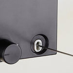 Retractable Indoor And Outdoor Clothes Wall Hanger Magic Drying Rack Balcony Bathroom Invisible Clothesline Wire Rope, Black