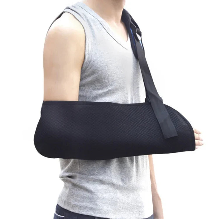 Postoperative Forearm Sling Multifunctional Shoulder and Neck Wrist Strap Arm Fracture Fixation Strap, S Black, M Black, L Black