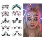 3 PCS  Forehead Green Masquerade Makeup Acrylic Face Sticker, YT-01, YT-01-1, YT-01-2, YT-01-3, YT-01-4, YT-01-5, YT-01-6, YT-02, YT-03, YT-04, YT-05, YT-07, YT-08, YT-10, YT-11, YT-12, YT-13, YT-14, YT-15, YT-16, YT-17, YT-18, YT-19, YT-20, YT-21, YT-...