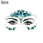 3 PCS  Forehead Green Masquerade Makeup Acrylic Face Sticker, YT-01, YT-01-1, YT-01-2, YT-01-3, YT-01-4, YT-01-5, YT-01-6, YT-02, YT-03, YT-04, YT-05, YT-07, YT-08, YT-10, YT-11, YT-12, YT-13, YT-14, YT-15, YT-16, YT-17, YT-18, YT-19, YT-20, YT-21, YT-...