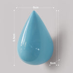 Creative Water Droplets Wall Hooks Home Decoration Resin Mural 3D Coat Hook Single Hooks Wall Hanger, Big Size, Small Size