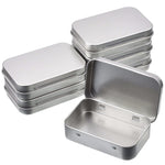 Rectangular Metal Storage Box Tinplate Business Card Storage Box, 11.5x8.5x2.2cm