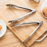3 PCS 9 inch Stainless Steel Food Clip Bread Barbecue Clip Baking Tools, Bread Barbecue Clip