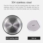 Portable Folding Silicone Intelligent Constant Temperature Travel Camping Electric Kettle, US Plug, EU Plug