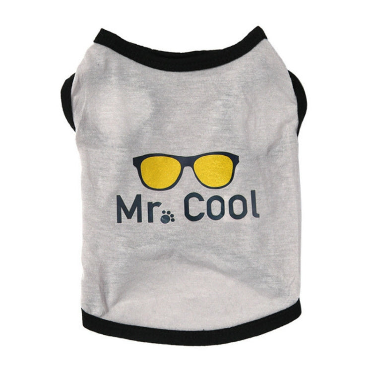 2 PCS Pet Cothing Dog Cat Spring and Summer Thin Cute Vest, XS, S, M, XL