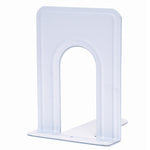 2 PCS Simple Metal Bookend Support Frame Non Slip Book Stand Desktop Organizer