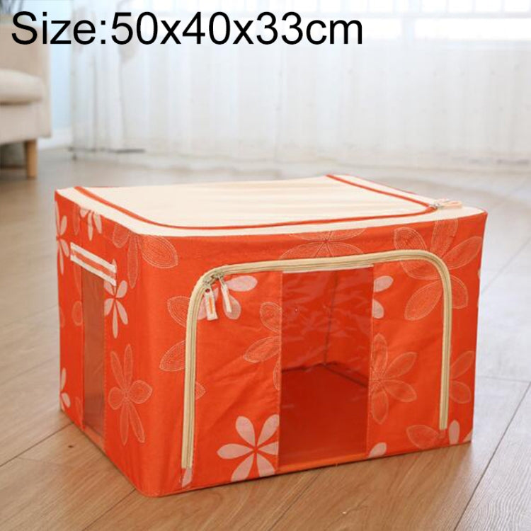 Folding Storage Box Non Woven Fabric With Zipper Moisture-proof Clothes Storage Box, 44L 50x40x22cm, 55L 50x40x28cm, 66L 50x40x33cm, 80L 60x40x32cm, 100L 60x42x40cm, 125L 70x42x40cm