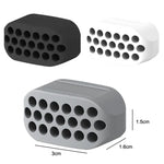 3PCS 4th Generation Masseter Ball Mandibular Trainer Facial Muscle Trainer Silicone Face-Lifting Device, 4th Generation (White), 4th Generation (Black), 4th Generation (Gray)