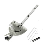 Woodworking Pusher Slide Ruler Woodworking Table Saw Measuring Tool, Single Tenon, Aluminum Handle, Copper Handle, Aluminum Handle + Tenon, Aluminum Handle + Tenon + Limit, Copper Handle + Tenon + Limit, Aluminum Handle + 450mm ＋ Limit                 ...