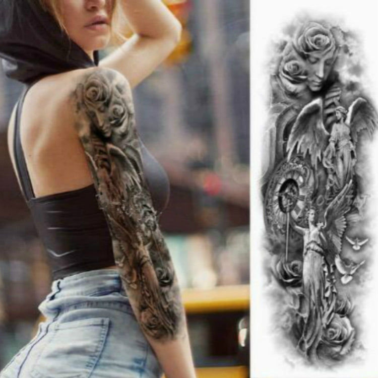 Large Arm Sleeve Waterproof Temporary Tattoo Sticker