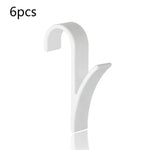 4 in 1 Towel Rail Hanging Bathroom Plastic Hook Rack, Plastic Hook Rack
