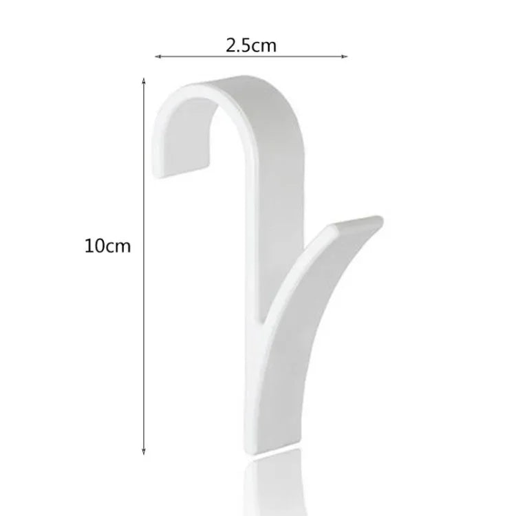 4 in 1 Towel Rail Hanging Bathroom Plastic Hook Rack, Plastic Hook Rack