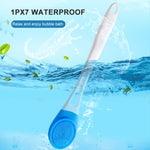 Electric Adjuatable Bath SPA Massage Rub Bath Full Automatic Bath Rub Back Rrush Long Handle Bath Brush, 45.8cmx8.5cmx4cm