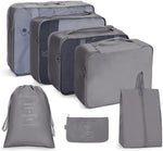 Travel Storage Bag Set Folding Storage Bag, 7 In 1, 8 In 1 Beam Mouth, 8 In 1 Cosmetic Bag, 8 In 1 Toiletry Bag, 9 In 1 Cosmetic Bag, 9 In 1 Toiletry Bag