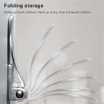 Wall Mounted Aluminium Alloy Bathroom Shower Foot Rest Footstool
