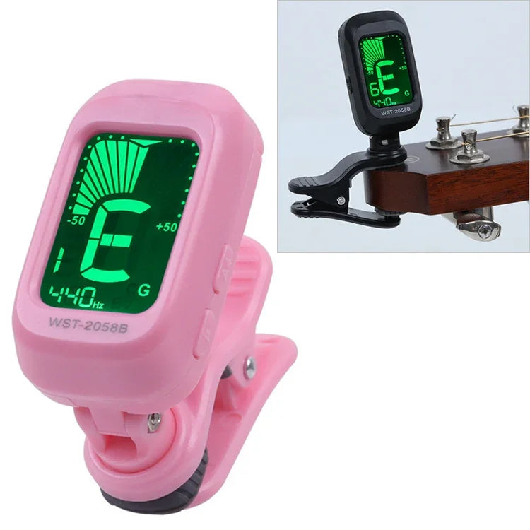 Little Angel WST-2058B Guitar Capo Electronic Tuner, 5×3.7×2.7cm