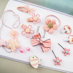Little Girl Hair Accessories Set Gift Box Children Hairpin Combination Girl Jewelry Headdress Birthday Gift, Unicorn, Bee Models
