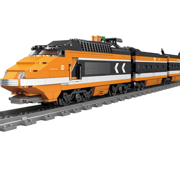 City Train Series Assembled Building Blocks Lego Simulation Electric Rail Train Puzzle Toys, 98223, 98224, 98225, 98226, 98227