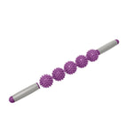 5 Ball Muscle Massage Relax Hedgehog Ball Yoga Stick Roller Stick